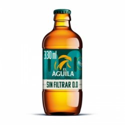 Cerveza El Águila sin filtrar 0,0 alcohol botella 33 cl. - Carrefour España