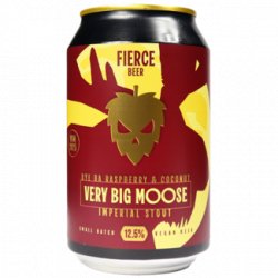 Fierce Beer Very Big Moose 2025 (Rye BA Raspberry & Coconut Edition)