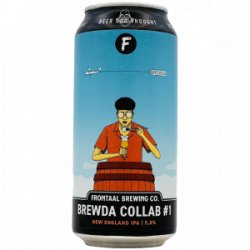 Frontaal X Ritual Lab  Brewda Collab #1 - Rebel Beer Cans