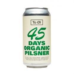 To Ol City 45 Days Organic Pilsner 44cl Can - Molloys