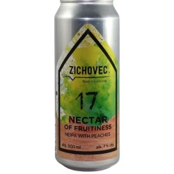 Rodinný pivovar Zichovec Nectar of Fruitiness Peach 17 Rodinný pivovar Zichovec Nectar of Fruitiness Peach 17