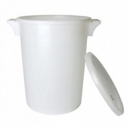 Plastic bucket 50 l with handles, incl lid - Brouwland