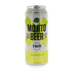 UNITED DUTCH BREWERIES X-MARK MOJITO BEER 50CL CAN - Planete Drinks