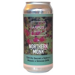 Arpus x Northern Monk Collab TDH Vic Secret x Sabro x Mosaic x Simcoe DIPA 440ml (8%) - Indiebeer