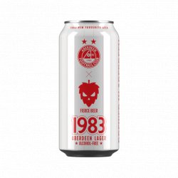 Fierce 1983 0.5 Alcohol Free Lager (Aberdeen FC Collab) 440ml Can - Fountainhall Wines