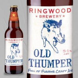 Ringwood Old Thumper Bottled Beer 8x500ml - Ringwood Brewery