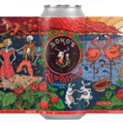 Soko’s Red Passion  Raspberry Ale - Barbudo Growler