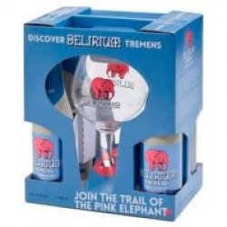 Estuche Delirium Tremens 4 Botellas + Copa - Yo pongo el hielo