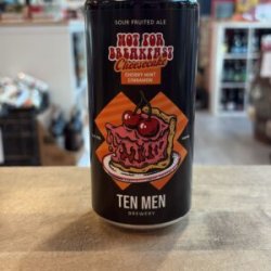 Ten Men Brewery NOT FOR BREAKFAST: CHERRY MINT CINNAMON CHEESECAKE Ten Men Brewery NOT FOR BREAKFAST: CHERRY MINT CINNAMON CHEESECAKE