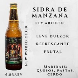 Sidra artesanal Rey Arturus - TicoBirra