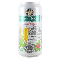 Samuel Smiths Pure Brewed Organic Lager - CraftShack