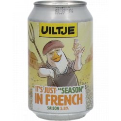 Het Uiltje Its Just Season In French Saison - Drankgigant.nl