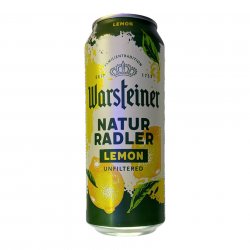 Warsteiner, Lemon Radler, 2.0%, 500ml - The Epicurean