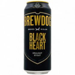 BrewDog  Jet Black Heart - Rebel Beer Cans