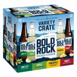 Bold Rock Hard Cider Variety Crate 12 pack12 oz cans - Beverages2u