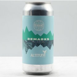 VERDANT x ALTITUDE - REMARKS 6.5% - Micro Beers