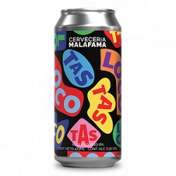 CERVEZA MALAFAMA TAS LOCO NEW ENGLAND IPA 473 ML - Iberpark