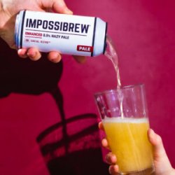 Impossibrew  Enhanced Hazy Pale [0.5% Pale Ale] - Red Elephant