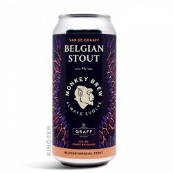 Monkey Brew Van De Graaf Belgian Stout - Kihoskh