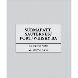 Surmapatt  SauternesPortWhisky BA  Silver Series  Pühaste - Craft Beer Dealer