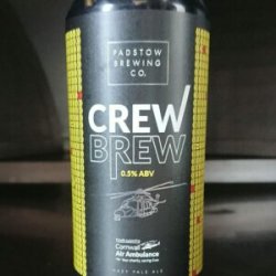 Padstow Brewing Co.  Crew Brew [0.5% Hazy Pale] - Red Elephant