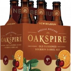 New Belgium Oakspire Bourbon Barrel Ale 12oz bottles- 6 pack - Beverages2u