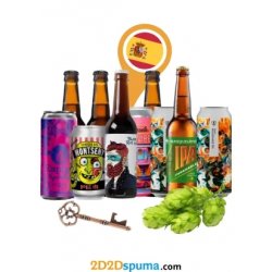 Pack Extra Grandes IPA’s Españolas + 1 abridor llave de bronce - 2D2Dspuma