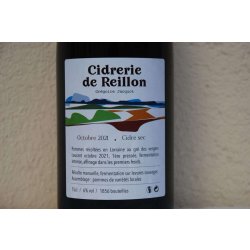 Cidre Octobre ’21  Cidrerie de Reillon - Pomme d’Or