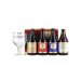 Chimay Quadrilogy Gift Pack Glass & 4X33cl 