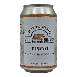 Brouwerij Vakwerk Benkske