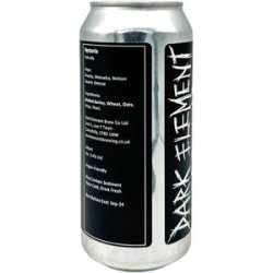 Dark Element Brew Co Dark Element Hysteria - Beer Shop HQ