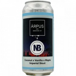 Ārpus Brewing Co. X Nerdbrewing Coconut x Vanilla x Maple Imperial Stout - Rebel Beer Cans