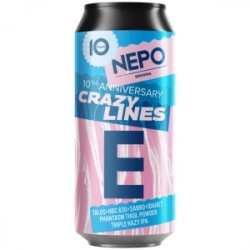 Nepo Brewing 10th Anniversary Crazy Lines