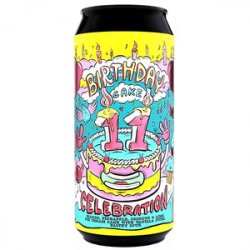 Amundsen Brewery 11th Birthday Cake - Mango, Pineapple, Coconut & Lime Ice Cream Cake W/ Vanilla Swirl Pastry Sour