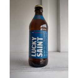 Lucky Saint Unfiltered Lager 0.5% (330ml bottle) - waterintobeer