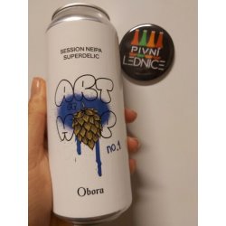 Obora Art of Hop Session NEIPA 1# Superdelic 12°5,3% 0,5l - Pivní lednice