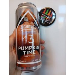 Zichovec Pumpkin Time 13°5,5% 0,5l - Pivní lednice