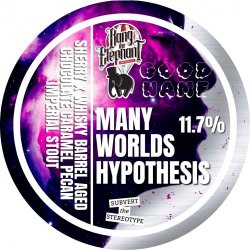 Bang the Elephant  Good Name - Many Worlds Hypothesis - 11.7% Sherry BA Chocolate, Caramel, Pecan Imperial Stout - 440ml Can - The Triangle