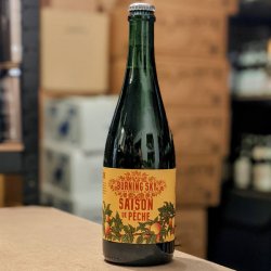 Burning Sky - Saison de Peche - 6.3% Peach Saison - 750ml Bottle - The Triangle