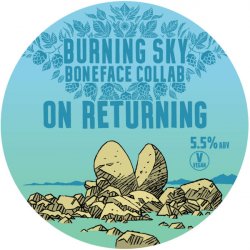 Burning Sky  Boneface - On Returning - 5.5% Oak Aged Mixed Ferm Pale with Pilner Malt - 750ml - The Triangle