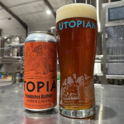 Utopian Brewing - Frankishes Rotbier - 5.4% Double Decoction Amber Lager - 500ml Can - The Triangle