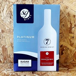 SG Wines - Platinum - Cabernet Sauvignon - Solomon Grundy - 7 Day - 30 Bottle Red Wine Kit - Brewbitz Homebrew Shop