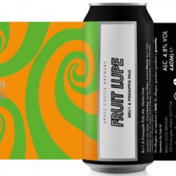 Brass Castle Fruit Lupe 4.8% Bru-1Pineapple Pale Ale (440ml can) - Brass Castle