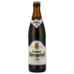 Brauerei Konigshofer Alt - Beers of Europe