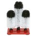 Cepillo para vasos, cepillo para vidrio - 3 pcs, Profis, GR-2 - 2 x 18 + 1 x 24 cm 