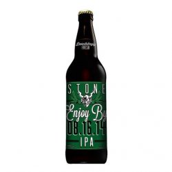 Stone Brewing Stone Enjoy By 08.16.14 IPA
