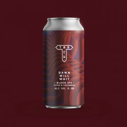 Track - Dawn Will Wait - 6% Black IPA w Citra & Columbus - 440ml Can - The Triangle