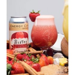 Energy City Brewing Co - Bistro Crumble - Strawberry & Rhubarb - Glasbanken