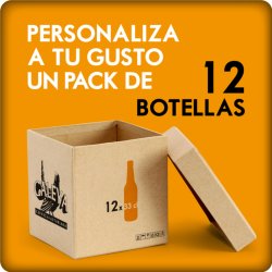 Caleya Pack 12 botellas (33cl) Personalizado - Cerveza Caleya