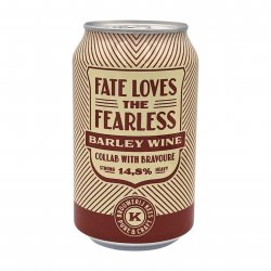 Kees X Bravour Fate Loves The Fearless  Barley Wine - Verdins Bierwinkel